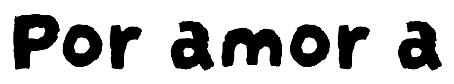 Muestra de Darumadrop One: «Por amor a»